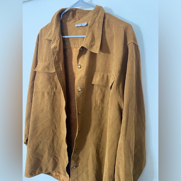 White Stag Brown Button Down Shirt - Picture 2 of 5